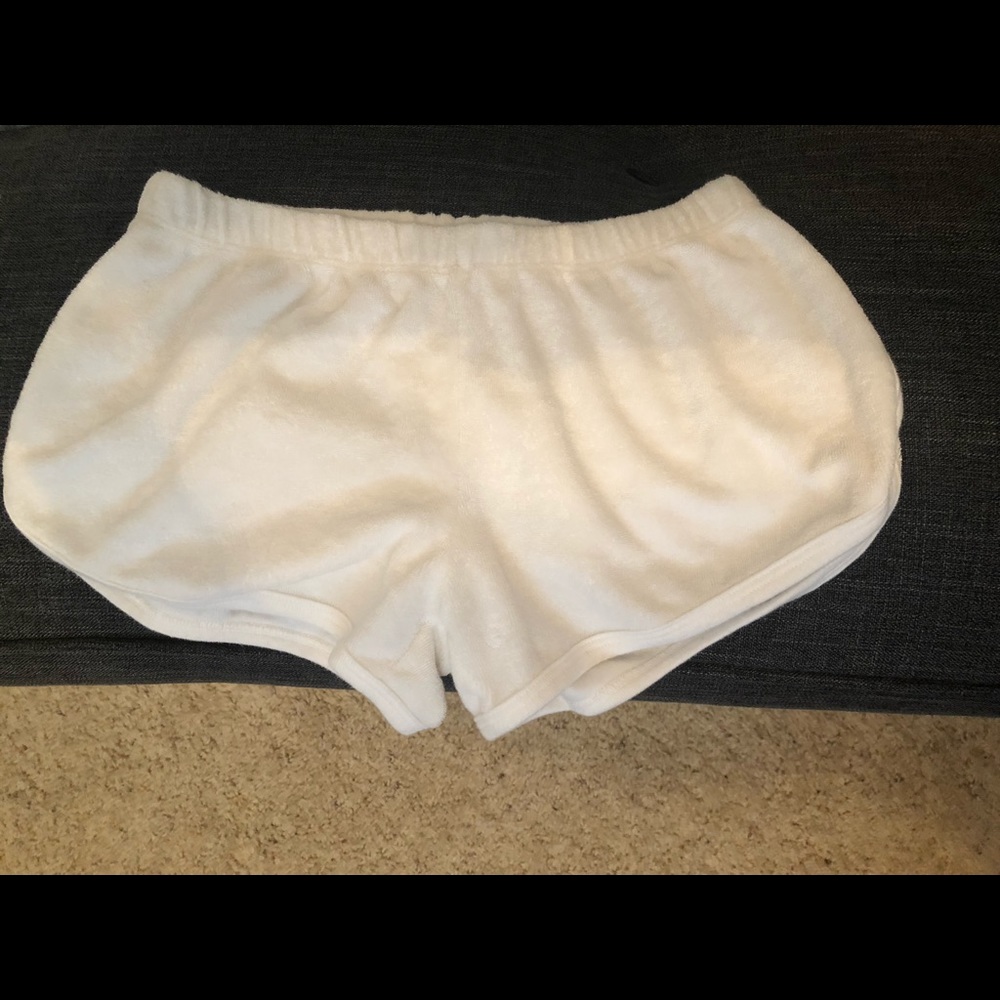 White shorts. S-XS American Apparel/Abercrombie